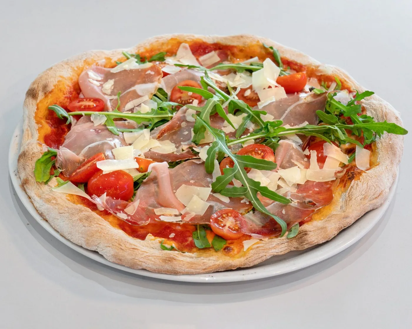 Pizza artesanal de Bistró León