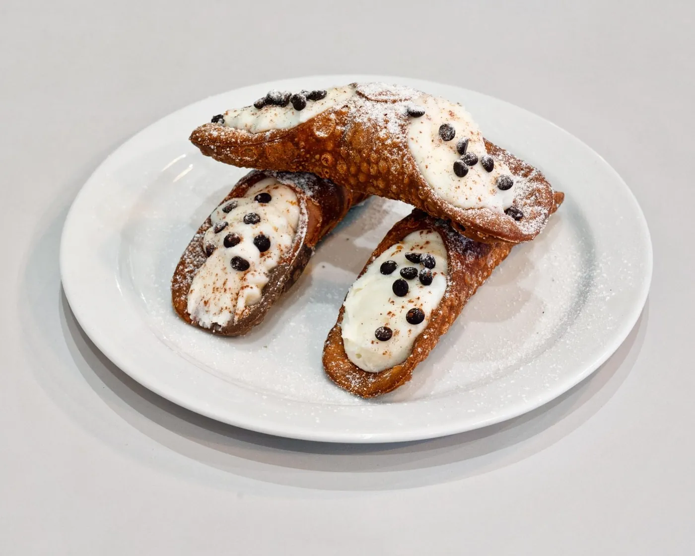 Cannoli sicilianos de postre